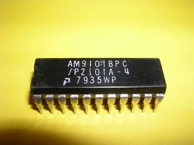 Advanced Micro Devices (AMD) AM9101BPC / P2101A-4 1024-Bit (256 x 4) Static RAM - Image 1 of 3