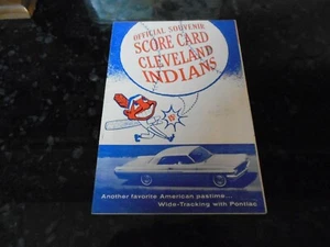 1962 Cleveland Indians vs Boston Red Sox  Scorecard (Scored) - Picture 1 of 2