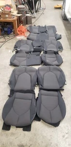 2020-25 TOYOTA HIGHLANDER L/LE 3 ROW OEM replacement DK GRAY seat covers - Picture 1 of 7
