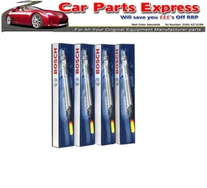 Vauxhall Zafira 1.9 CDTi 150BHP BOSCH Heater Glow Plug Set 2004 -  2009 Set of 4 - Picture 1 of 1