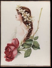 ACTRESSES of our TIME * 1904 GRAY Lithograph co. N.Y. Mrs. James Brown Potter 