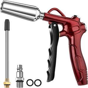 Pistola per soffiaggio ad aria resistente con potente ugello di flusso soffiatore ugello ad aria ad alto volume - Foto 1 di 12