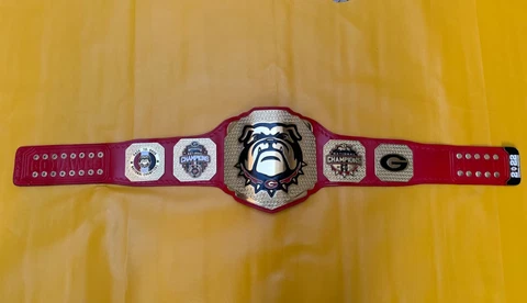 georgia bulldogs national championship belt Cover