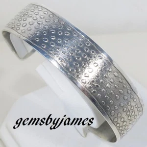 TANZENDE KREISE Armreif Armband Modern Brutalist 925 STERLINGSILBER Vintage Makellos - Bild 1 von 6