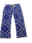 NEW Women's Sideline Apparel MLB Texas Rangers Printed Knit Lounge Pants-Large