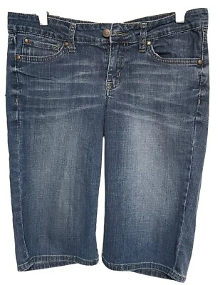 Jessica Simpson Women’s Sunset Low Rise Blue Denim Shorts 28x13 - Image 1 of 4
