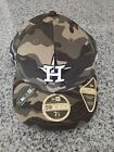New Era Houston Astros Basic Collection 59Fifty Fitted Armed Forces Camo Hat