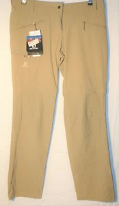Salomon Wayfarer Zip Off Wanderhose Outdoorhose Damen beige Gr 44 - Picture 1 of 5