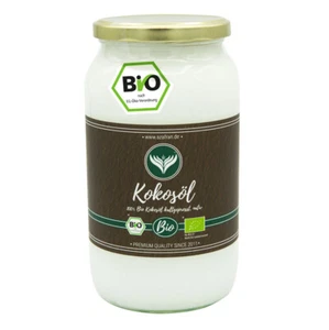 Aceite de coco BIO 1L (nativo) en vaso | prensado en frío - Imagen 1 de 6