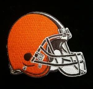 Parche emblema insignia apliques bordados hierro coser Cleveland Browns - Imagen 1 de 3