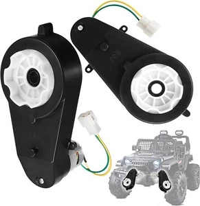 2Pcs 12V 40000RPM Kids Ride On Car Gearbox Motor Power Wheel Motor Upgrade - Picture 1 of 6