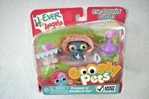 4 Ever Lil' Angels Googly Pets #652 gato con juego de té nuevo - Imagen 1 de 3