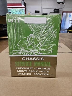Brand New 1971 Chevrolet Chassis Service Manual Chevelle Nova Camaro Corvette - Image 1 of 4