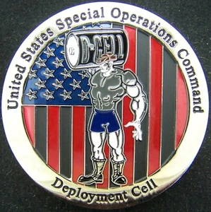 US Special Operations Command SOCOM Deployment Cell Challenge Coin - Picture 1 of 2