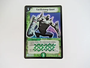 2004 Duel Masters Trading Card Earthstomp Giant DM03 - S5/S5 Holo Foil - Picture 1 of 2