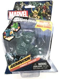 New In Box Marvel Comics Finger Fighters Action Figures HULK Abomination - Picture 1 of 6