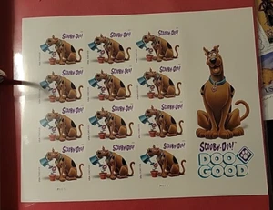 Scooby-Doo kompletter Bogen mit 12 Briefmarken - postfrisch 2018 Doo gut! - Bild 1 von 2