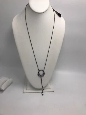 $88 Rebecca Minkoff Collar Cristal Hematita RM1 Foto 1 de 4