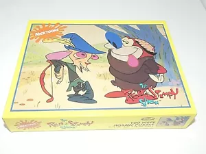 Nicktoons Ren & Stimpy Show Jigsaw Puzzle Robin Hood 100 Piece 1991 New MTV - Picture 1 of 6