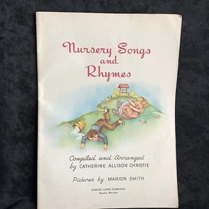 Vintage Kinderzimmer Lieder und Reime Booklet 26 Lieder Samuel Lowe Company 1944 - Bild 1 von 7