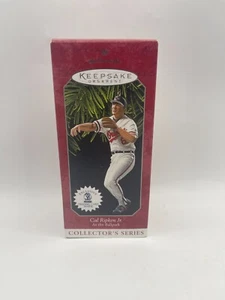 Cal Ripken Jr. Baltimore Orioles Hallmark Ornament w/Baseball Card 1998 NIB - Picture 1 of 2