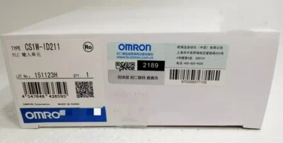 Original Omron CS1W-ID211 PLC Input Module New In Box CS1W-ID211 - Image 1 of 3