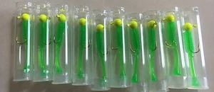 NUOVO CUBBY MINI-MITE 1/32 oz Jig 20PK RICARICA giallo/verde 1404 - Foto 1 di 1