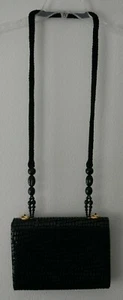 Bolso/cartera/bandolera vintage negro Rafael Sánchez - Imagen 1 de 8