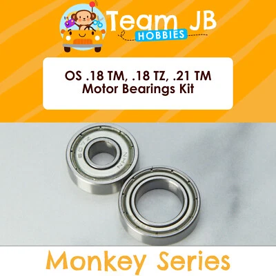 OS .18 TM, .18 TZ, .21 TM - Engine / Motor Bearings Kit - Image 1 of 2