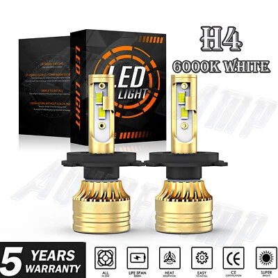 LED Headlight Kit H4 HB2 9003 6000K White High/Low for TOYOTA Corolla 1998-2000 Foto 1 de 4