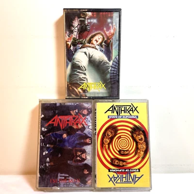 ANTHRAX: STATE OF EUPHORIA / I'M THE MAN / SPREADING THE DISEASE - Cassette - Image 1 of 4