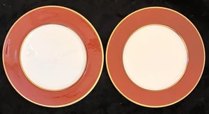 Lotto 2 - Insalatiere 7-5/8" - MIKASA Bone China A6850 - Terracotta Egiziana ECC! - Foto 1 di 5