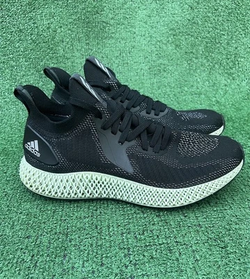 Adidas AlphaEdge 4D Reflective Black Shoes FV4686 Men’s Size 10.5 Used No Box - Изображение 1 из 4