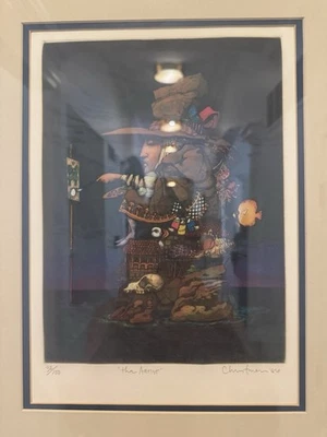 James Christensen - The Artist - Rare Etching - Image 1 of 4