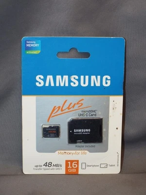 Samsung 16gb Micro SDHC Memory Card UHS-I Card Adapter - Image 1 of 2