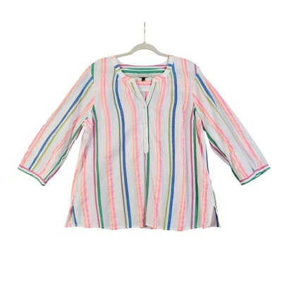 Top Talbots para mujer sensacional a rayas talla XL pequeño multicolor a rayas Foto 1 de 4