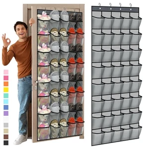 Windyun 40 Over the Door Schuh Organizer Große Netz Tasche Hängendes Schuhregal F... - Bild 1 von 8