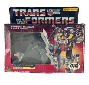 Grimlock Tiran Dinobot Transformers Transformer G1 Gig Italiano Caja 1984 Hasbro - Imagen 1 de 22