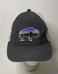 Gorra Patagonia Common Threads Malla Espalda Snapback Gris Búfalo Ajustable - Imagen 1 de 16