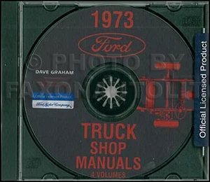 1973 Ford Truck Tienda Manual CD BRONCO Camioneta 100 F250 F350 Econoline - Imagen 1 de 5