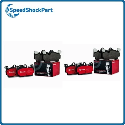 Juego de pastillas de freno de disco delanteras traseras Brembo para Mercedes-Benz S500 2000 2001 2002 Foto 1 de 4