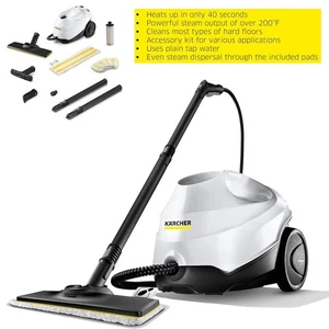 Portable Multi-Surface Steam Cleaner Steam Mop W/Attachments Rapid 40Sec Heat-Up - Picture 1 of 7