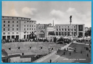 Lecce Piazza S. Oronzo Anno 1953 FG cartolina vintage postcard postkarte MA2174 - Picture 1 of 2