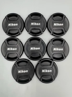 LOT OF Eight Nikon LC-58 58mm Snap-On Front Lens Cap - Image 1 of 2