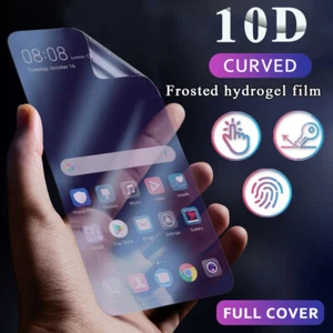 10D Hydrogel Film For Samsung S25 S24 S23 S22 A16 A15 A53 Matte Screen Protector - Picture 1 of 17