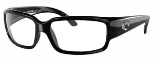 Costa Del Mar Caballito Designer Reading Glasses Gloss Black Rectangular 59mm - Picture 1 of 1