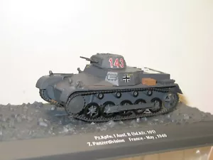 1:43 altaya, char allemand PANZER I, militaire de la campagne de france - Picture 1 of 4