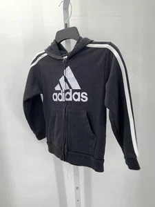WHITE STRIPES HOODED ZIP KNIT - Picture 1 of 2