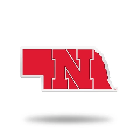 Nebraska Cornhuskers Team Spirit Magnet. 4" x 2"   #528/935 Cover