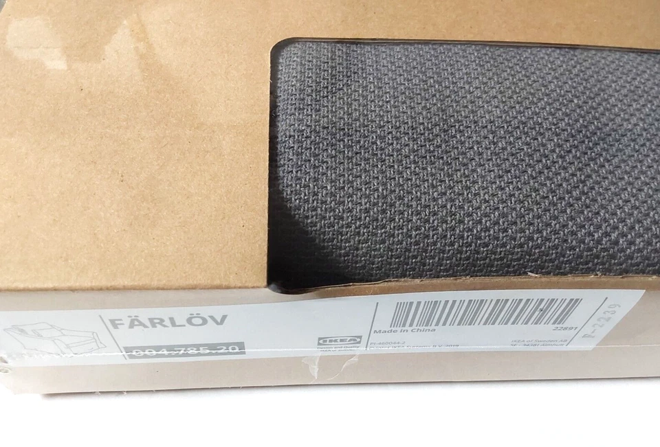 Ikea FARLOV Cover for Armchair Chair Flodafors Gray 004.785.20 *Damaged Box*